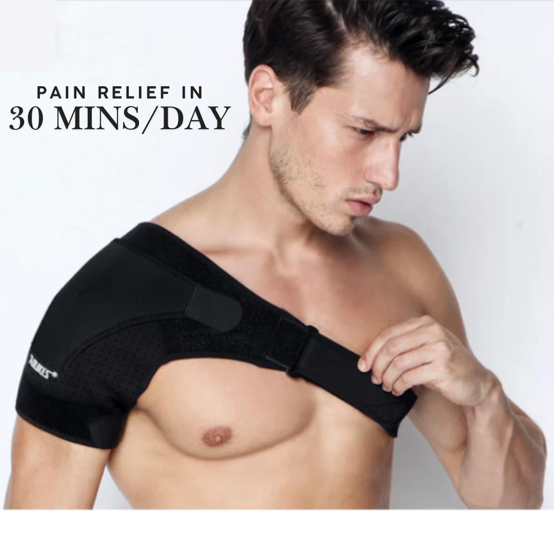 Adjustable Compression Shoulder Brace for Pain Relief & Support