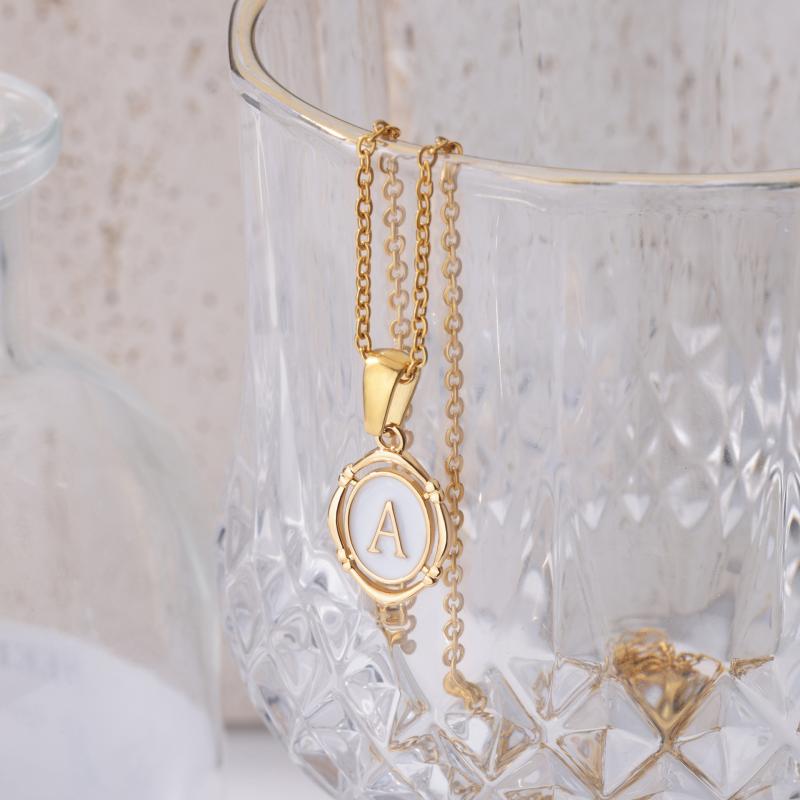 Letter's of Love - The Initials of Her Heart Necklace