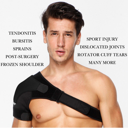 Adjustable Compression Shoulder Brace for Pain Relief & Support
