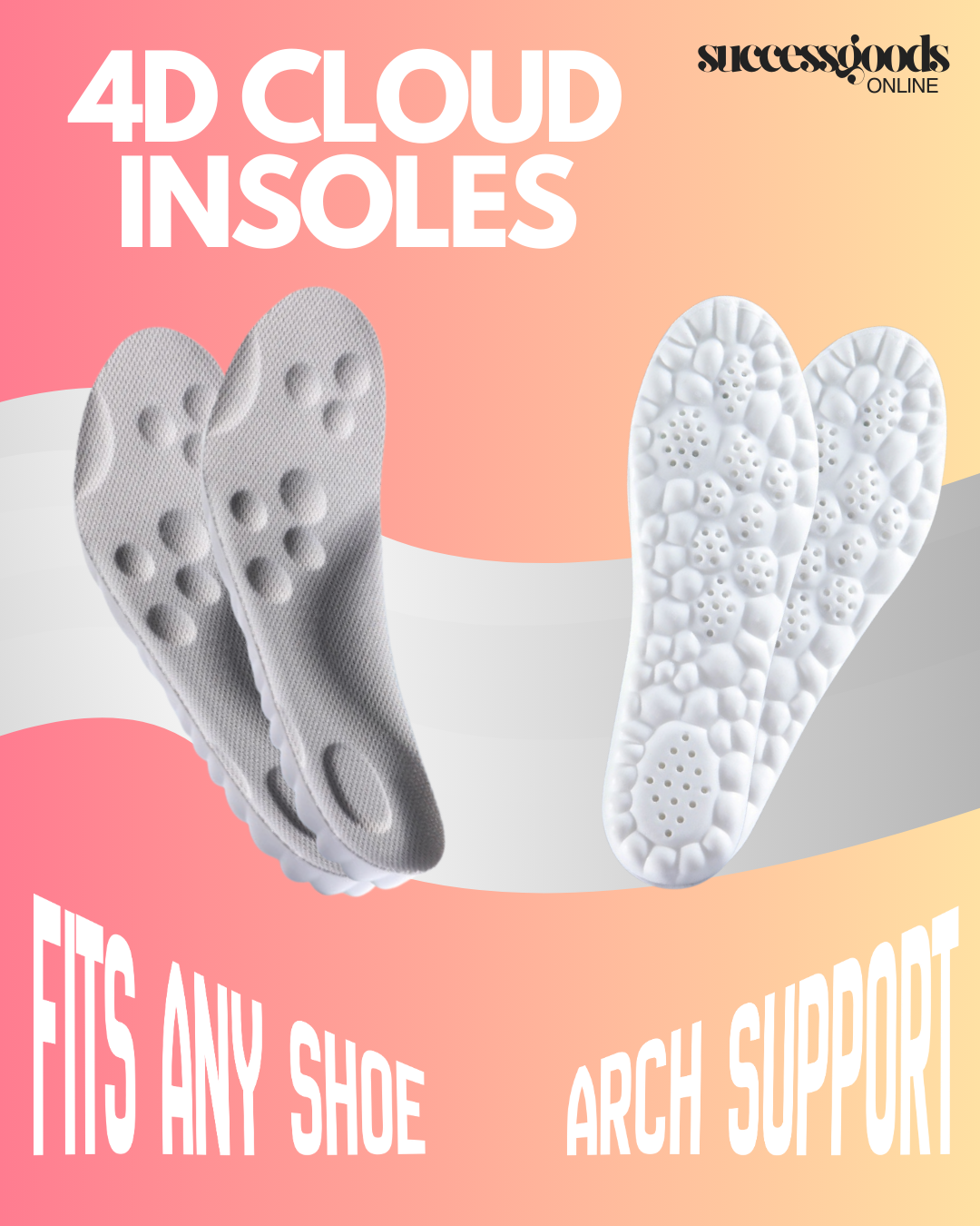 4D Cloud Massage Insoles