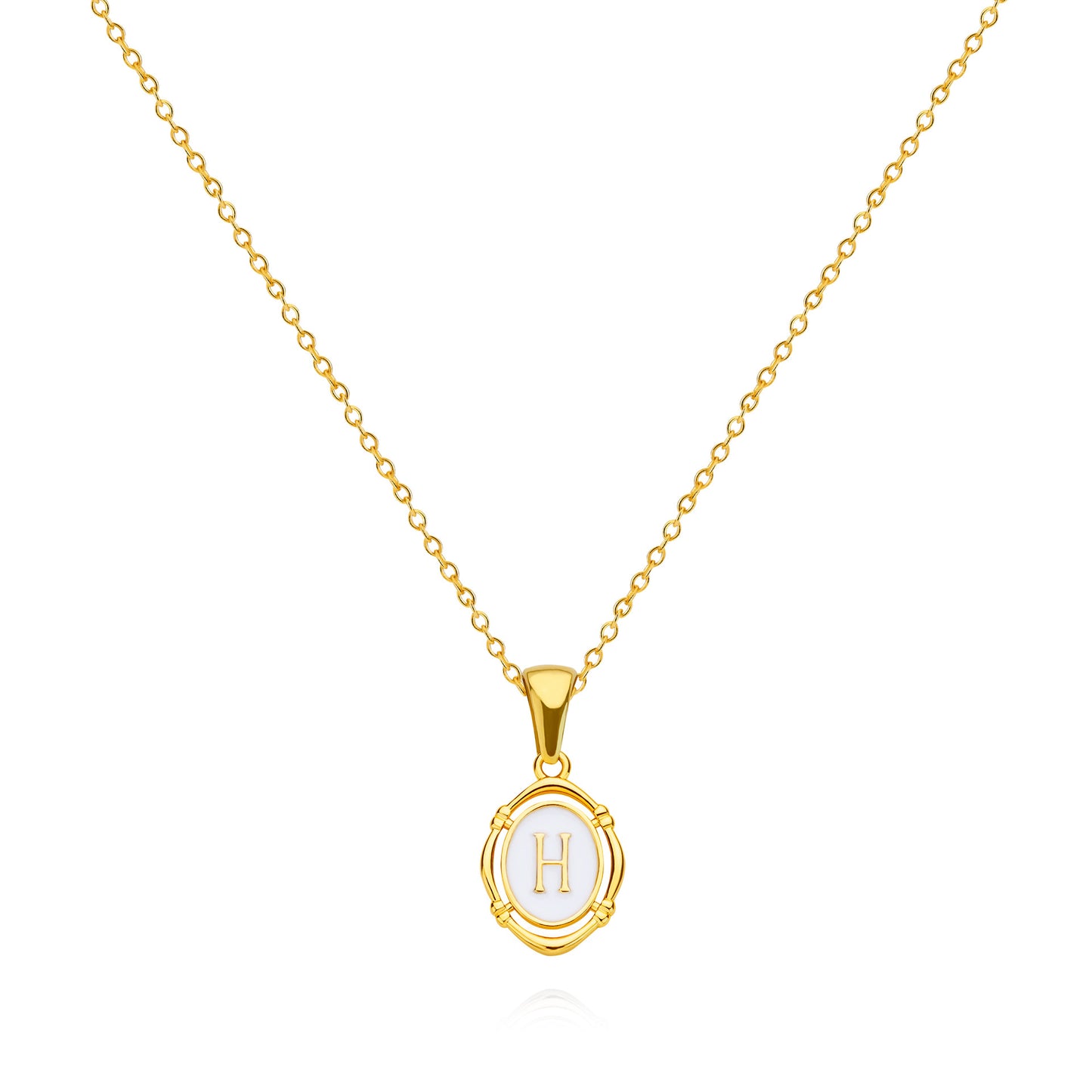 Letter's of Love - The Initials of Her Heart Necklace