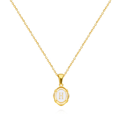 Letter's of Love - The Initials of Her Heart Necklace