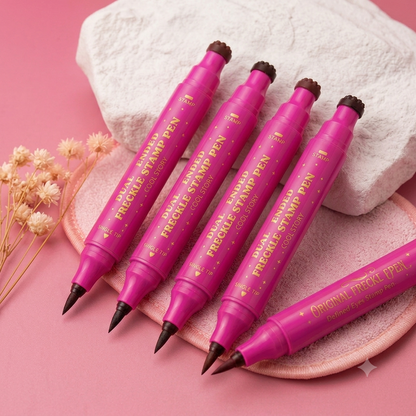 Dot & Define | 3-in-1 Waterproof Freckle Stamp & Precision Eyeliner Pen