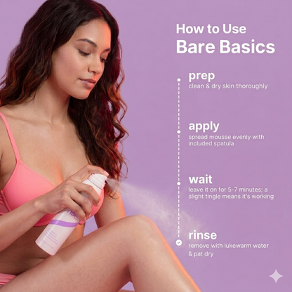 CloudSense Pain-Free Hair Removal Mousse