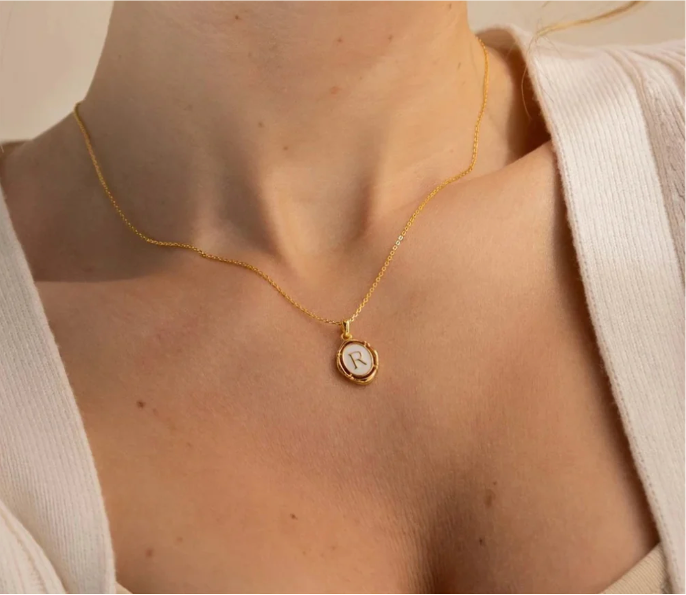 Letter's of Love - The Initials of Her Heart Necklace