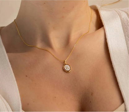 Letter's of Love - The Initials of Her Heart Necklace