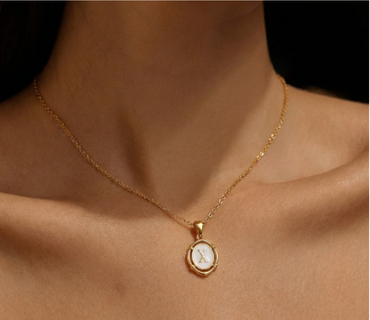 Letter's of Love - The Initials of Her Heart Necklace