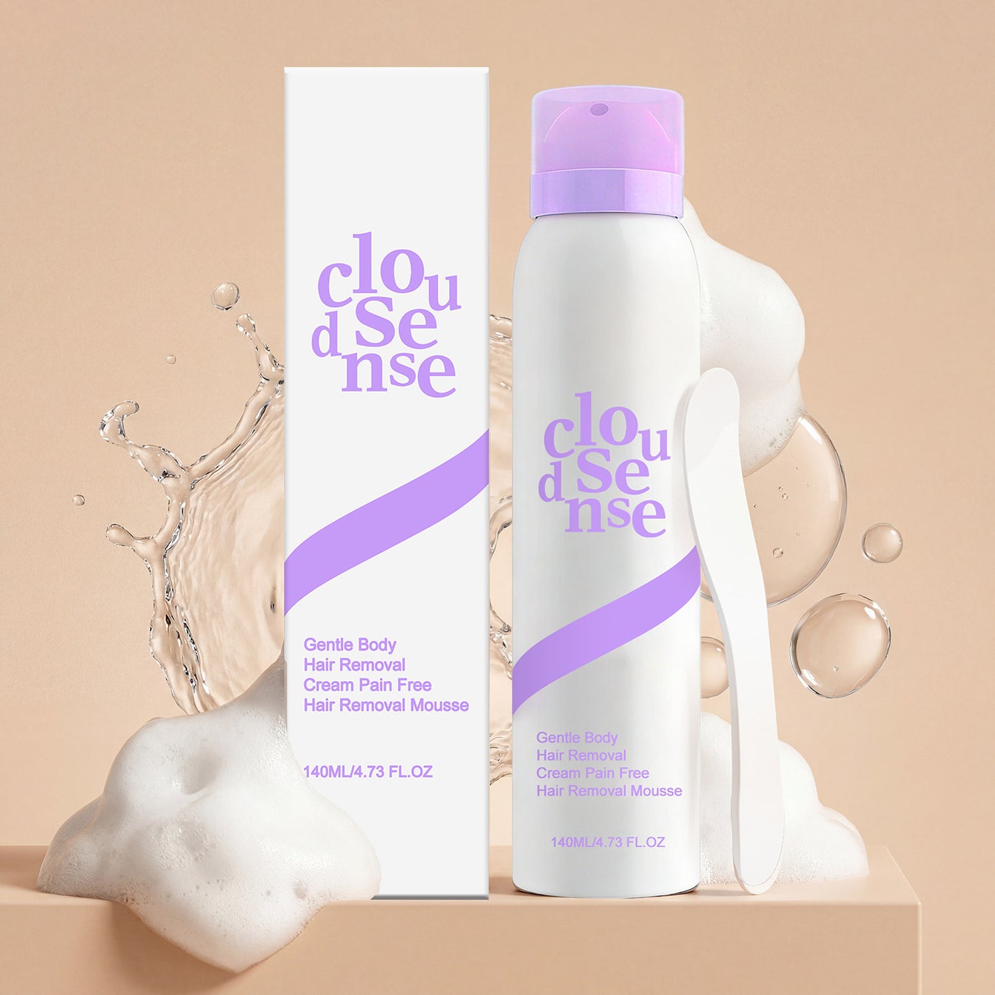 CloudSense Pain-Free Hair Removal Mousse
